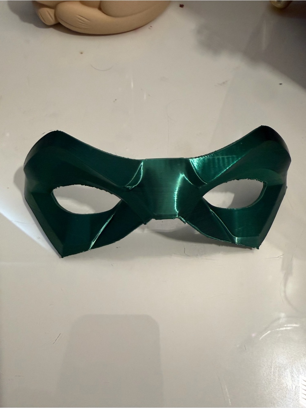 Emerald Green Party Eye Mask - Stylish Costume Accessory